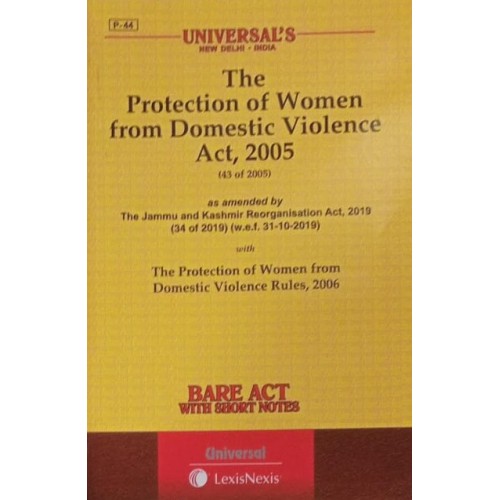 Universal's The Protection of Women from Domestic Violence Act, 2005 Bare Act 2023 | LexisNexis